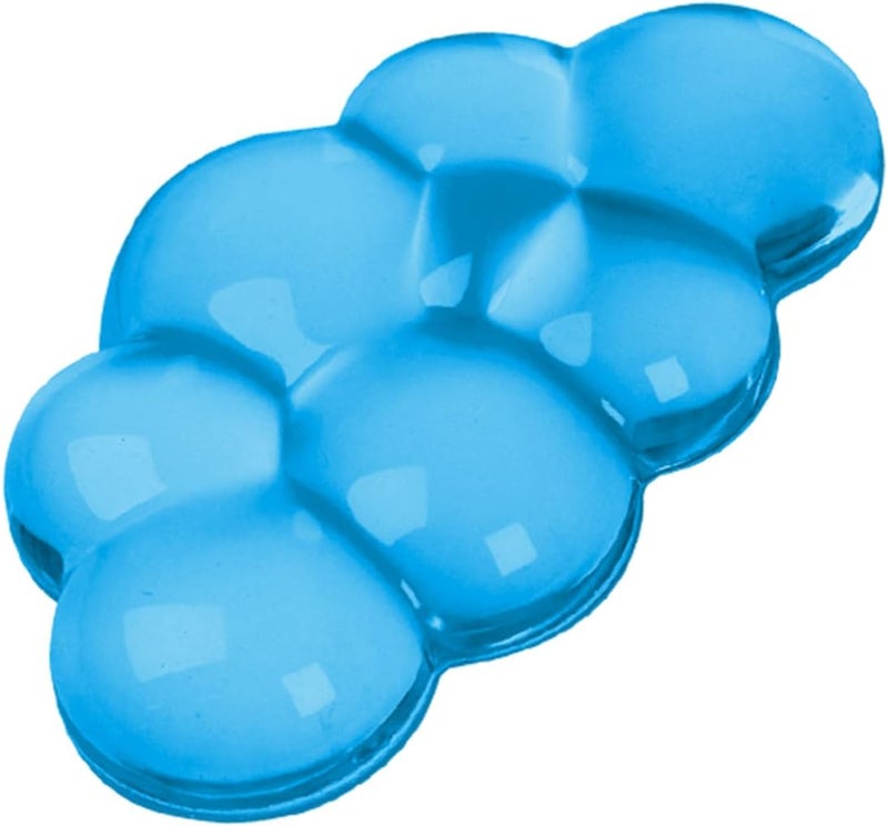 KEPUTAIER Gel Cloud Mouse Wrist Rest, Cute Wrist Support and Arm Support for Mouse Rest Typing Pain Relief，Suitable for Office/Computer/Laptop/Gaming (Transparent Blue) - Image 1
